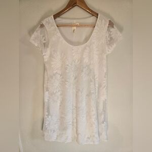 Vintage Mesh Flower Dress